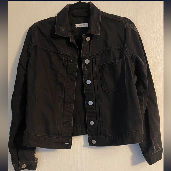 Black Denim Jacket - Picture 1 of 3